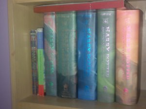 Books 1 to 7 occupy my top shelf. :)